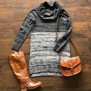 Express cowl neck sweater dress